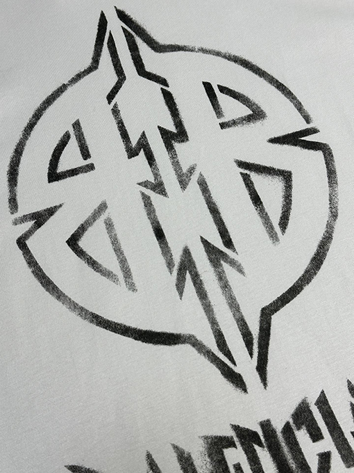 バレンシアガ  落書き古いBBファッション半袖Tシャツ