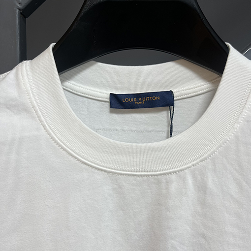クロムハーツ  マークが揃ったレザーロゴ発泡半袖Tシャツ