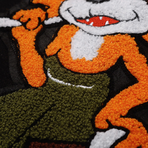 ルイヴィトンコピー 新しいタイガー下山ファッション刺繍クラシックベースボール服