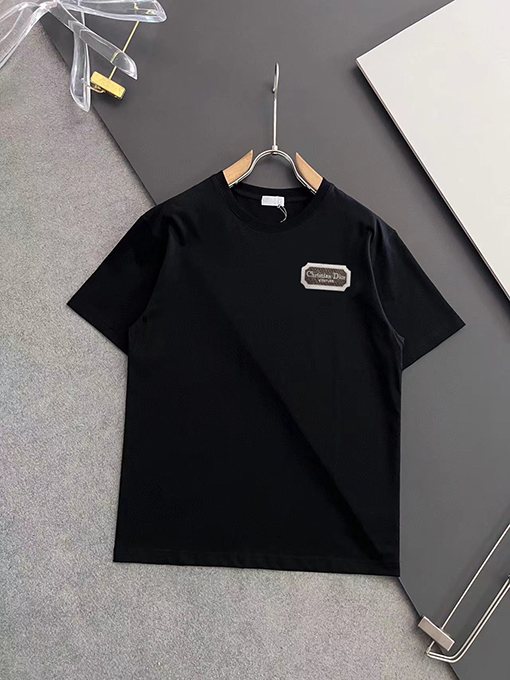 ディオールスーパーコピー 新しい手作りロゴ半袖Tシャツ