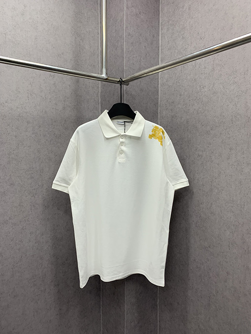 バーバリー パールマザーロゴボタンポロシャツ半袖Tシャツ