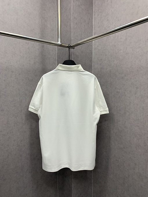 フェンディスーパーコピー  エンボス ファッション半袖ポロシャツ