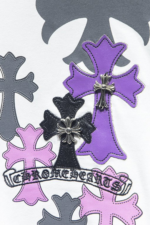 クロムハーツコピー BROTHER白墨プリントクルーネックTシャツ