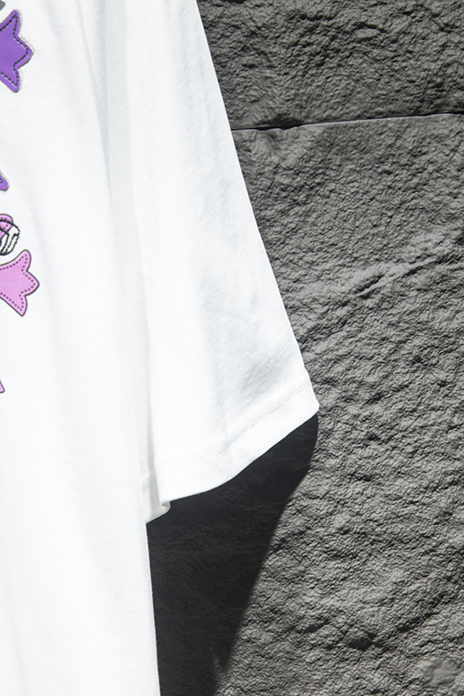 クロムハーツコピー BROTHER白墨プリントクルーネックTシャツ