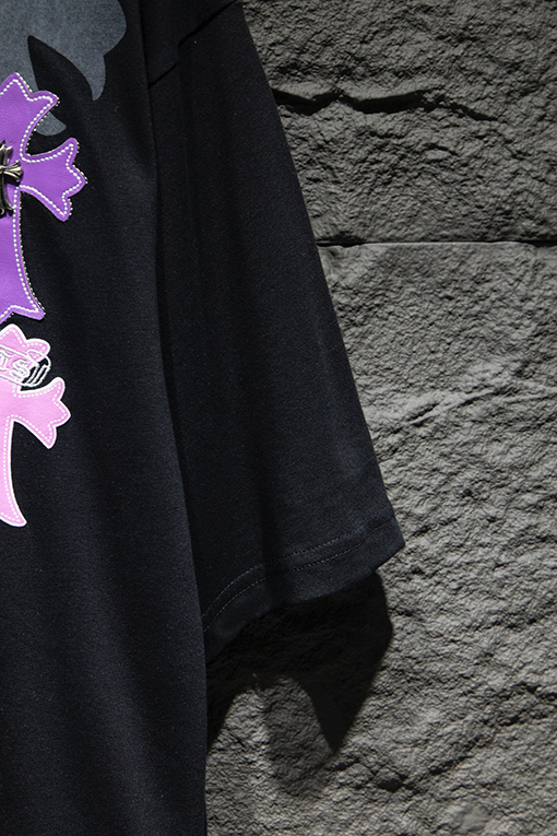 クロムハーツコピー BROTHER白墨プリントクルーネックTシャツ