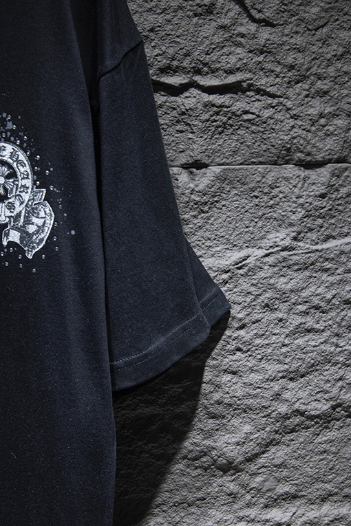 クロムハーツ オーストリアのラインストーンホットダイヤモンドプリント半袖Tシャツ