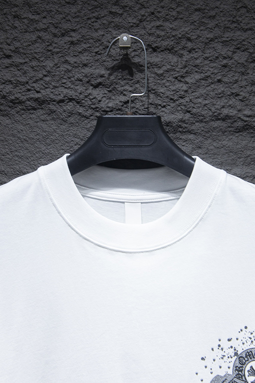 クロムハーツ オーストリアのラインストーンホットダイヤモンドプリント半袖Tシャツ