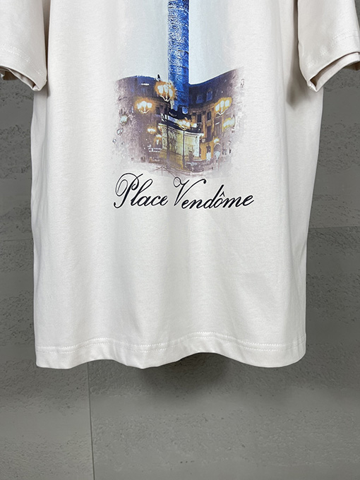 バレンシアガコピー  Balenciaga Vogueコラボレーションプリント半袖Tシャツ