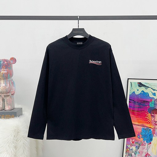 バレンシアガコピー  コーラ刺繍ファッション長袖シャツ