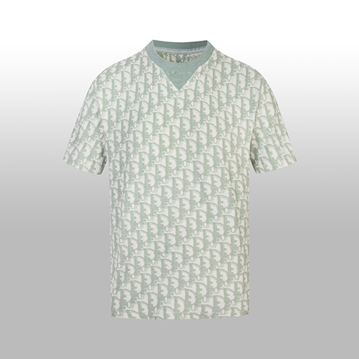 ディオールスーパーコピー ジャカードクラシックロゴ半袖Tシャツ