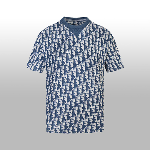 ディオールスーパーコピー ジャカードクラシックロゴ半袖Tシャツ