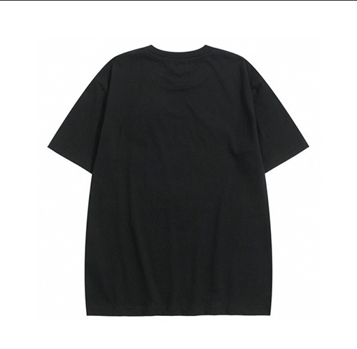 グッチ フロントロゴ刺繍馬プリント半袖Tシャツ
