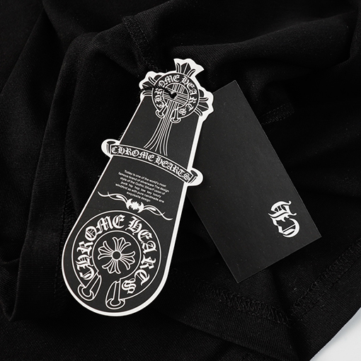 クロムハーツ ファッションクロスホットドリルラウンドネック半袖Tシャツ