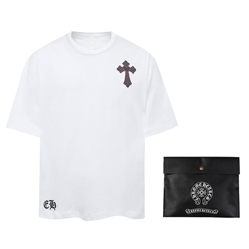 クロムハーツコピー クロスプリント半袖Tシャツ