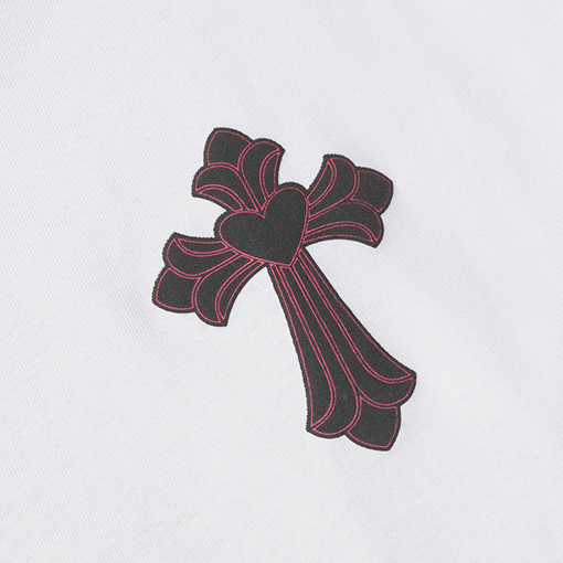 クロムハーツコピー クロスプリント半袖Tシャツ