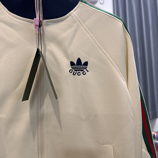 Gucci X Adidas コピー  クローバーリボンニットジャケット