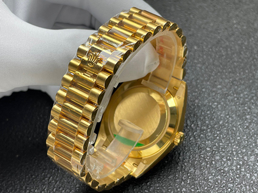 ロレックス  ヘビーゴールドギャンブルテーブルグリーンダブルカレンダークラシック腕時計