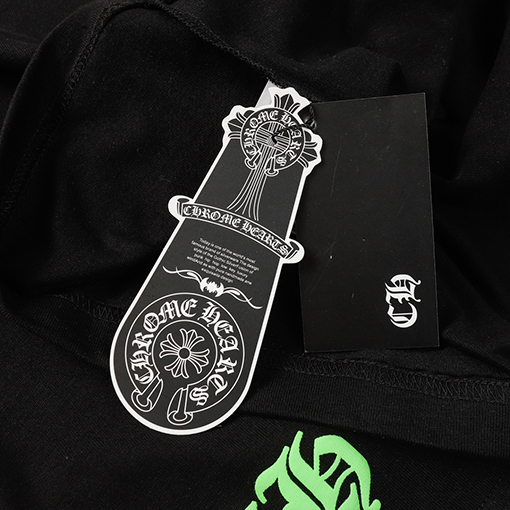 クロムハーツコピー  馬蹄サンスクリットプリント半袖Tシャツ