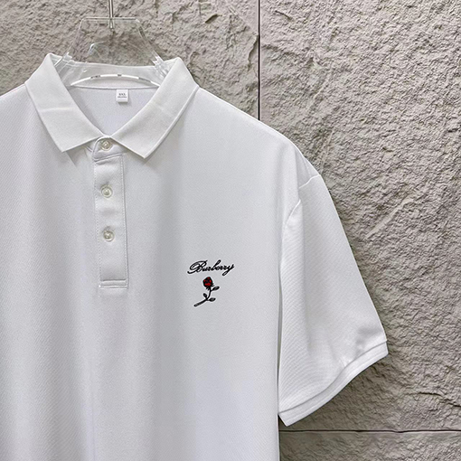 ルイヴィトンコピー ロゴ小さな刺繍ファッション半袖ポロシャツ