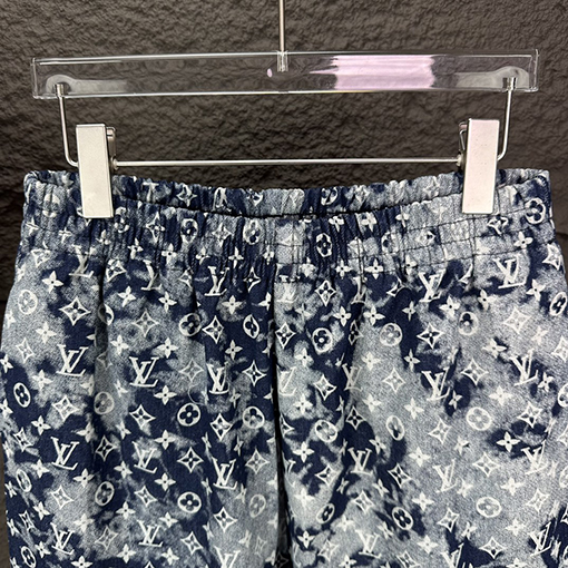 ルイヴィトンスーパーコピー 新しいプリントロゴカップルデニムパンツ