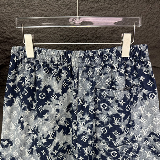 ルイヴィトンスーパーコピー 新しいプリントロゴカップルデニムパンツ