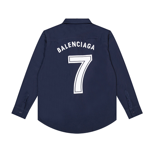 バレンシアガ サッカーNo.7プリントサッカー長袖シャツBlokecoreジャージジャケット