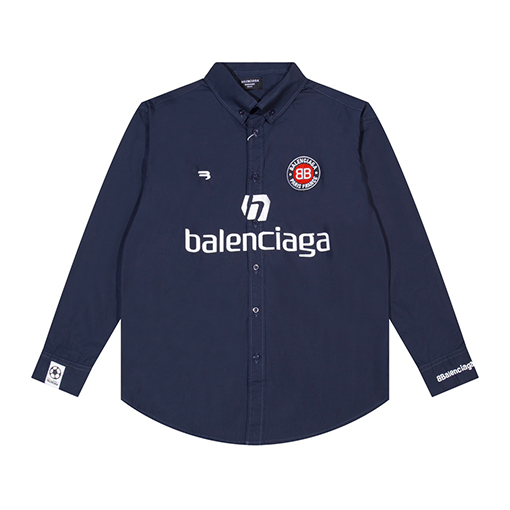 バレンシアガ サッカーNo.7プリントサッカー長袖シャツBlokecoreジャージジャケット