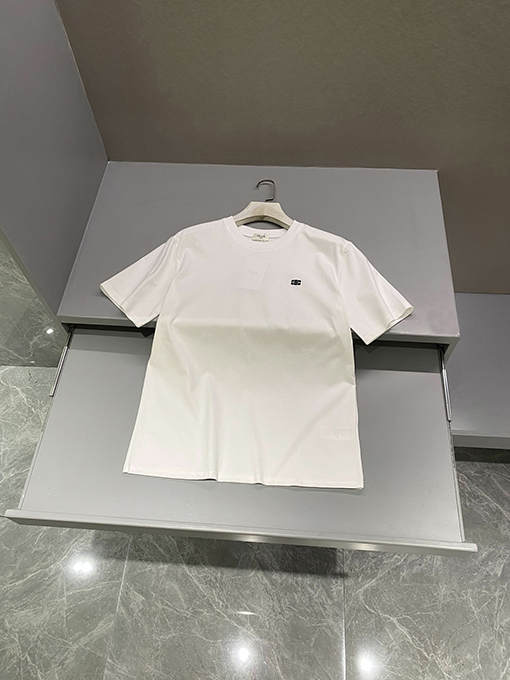 セリーヌスーパーコピー 新しいシリーズのロゴ半袖Tシャツ