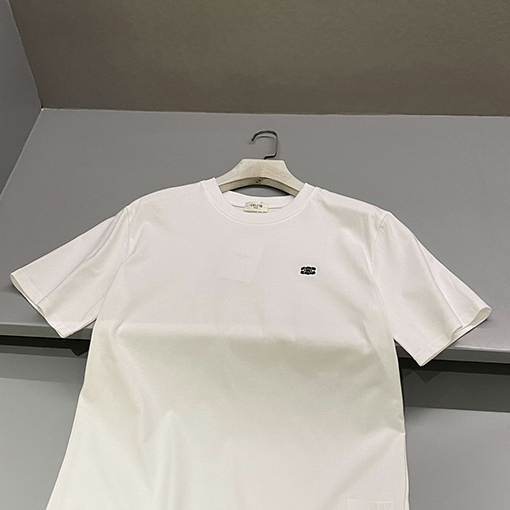 セリーヌスーパーコピー 新しいシリーズのロゴ半袖Tシャツ