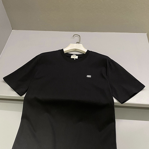 セリーヌスーパーコピー 新しいシリーズのロゴ半袖Tシャツ