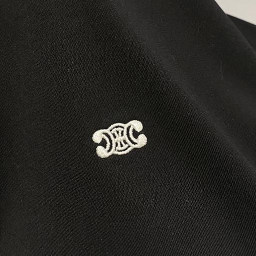 セリーヌスーパーコピー 新しいシリーズのロゴ半袖Tシャツ