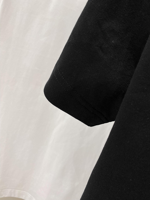 ルイヴィトン 新しいファッションシリーズのロゴ半袖Tシャツ