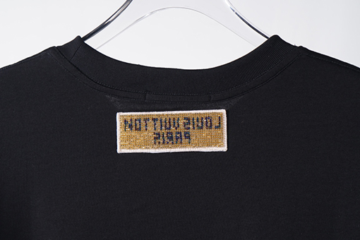 ルイヴィトン ファッション幻想なグラデーション文字ビーズ半袖Tシャツ