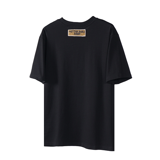 ルイヴィトン  ファッション幻想なグラデーション文字ビーズ半袖Tシャツ