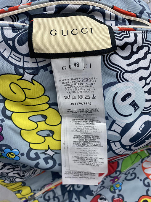 グッチ 新しい面白い落書きGucciロゴコート