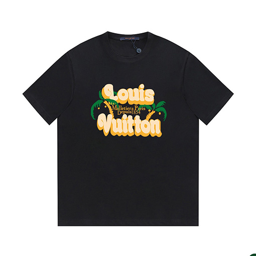ルイヴィコピートン クラシックな肩の広いバージョンの半袖Tシャツ