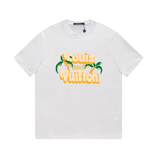 ルイヴィコピートン クラシックな肩の広いバージョンの半袖Tシャツ