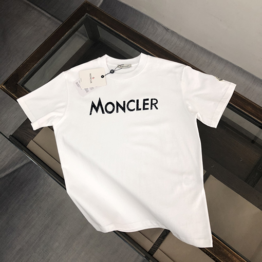 モンクレールスーパーコピー 新しいカップルのラウンドネック半袖Tシャツ