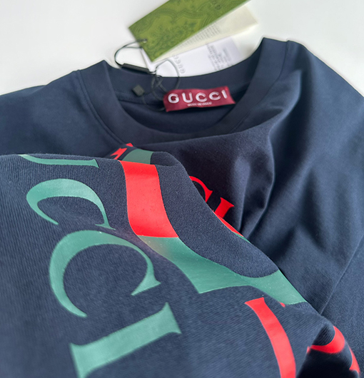 グッチスーパーコピー フロント Gucci プリント半袖Tシャツ