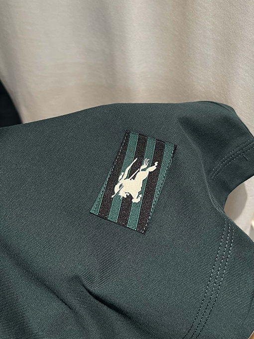 バーバリー 新しい馬術騎士軍馬ラベル半袖Tシャツ