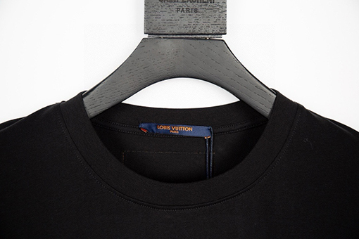 ルイヴィトン プリントラウンドネック半袖Tシャツ