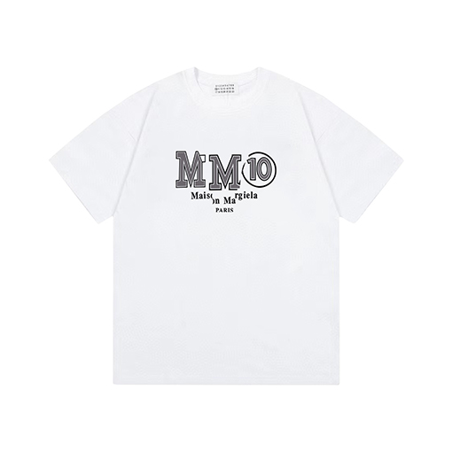 マルタンマルジェラ  mm 10 アルファベットロゴプリント半袖Tシャツ