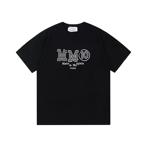マルタンマルジェラ  mm 10 アルファベットロゴプリント半袖Tシャツ