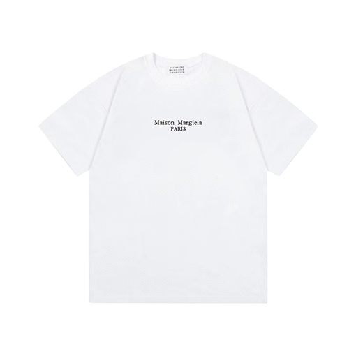マルタンマルジェラコピー  アルファベットロゴプリント半袖Tシャツ