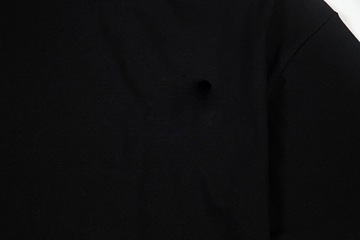 ロエベスーパーコピー ロゴプリントファッションプルラックリブ半袖Tシャツ