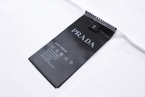 プラダ ロゴプリントハイエンド半袖Tシャツ