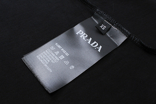 プラダ ロゴプリントハイエンド半袖Tシャツ