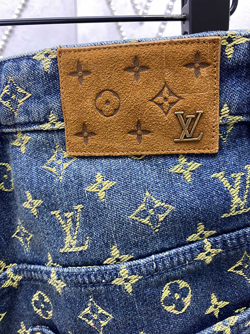 ルイヴィトンコピー  新しい ジャカードデニムパンツ