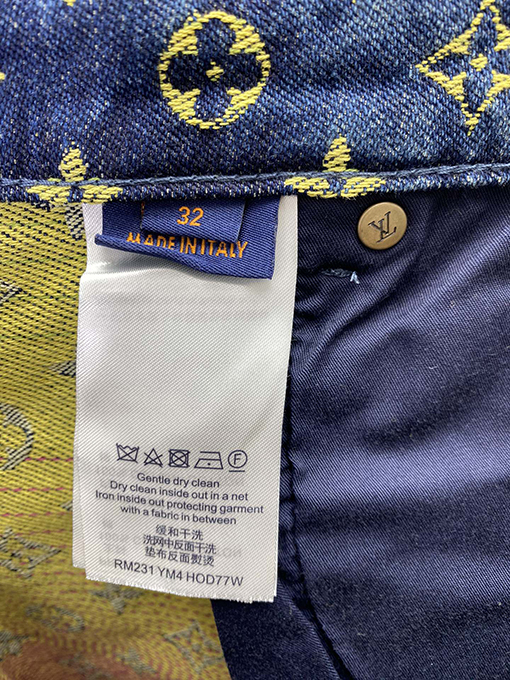ルイヴィトンコピー  新しい ジャカードデニムパンツ