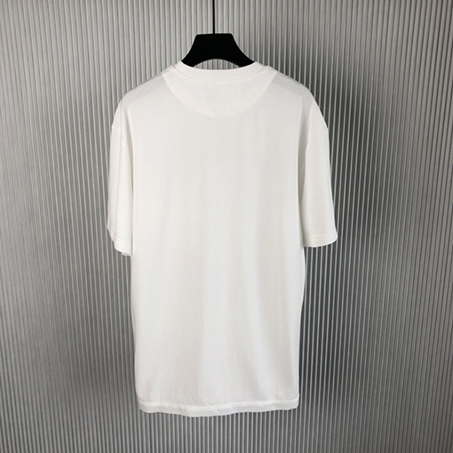 プラダ 新しい Re-Nylon と平織りニットTシャツ